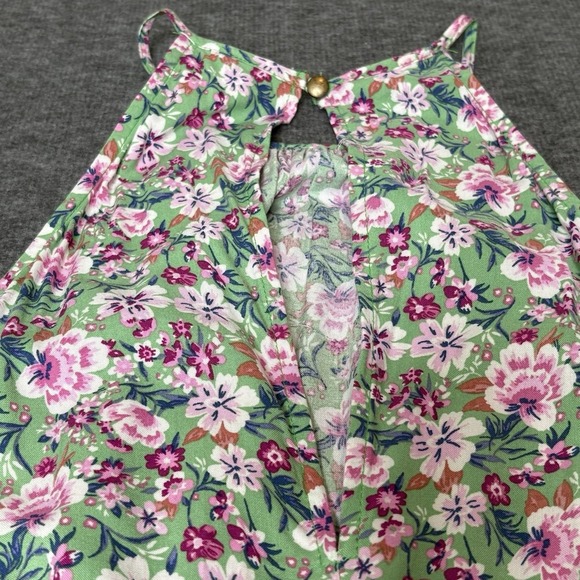 Be Bop Floral Print Rayon Sleeveless Romper Juniors Women Size Medium - Picture 10 of 13